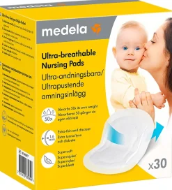 Medela Ammeindlæg - 30 stk. - Ultra Åndbare