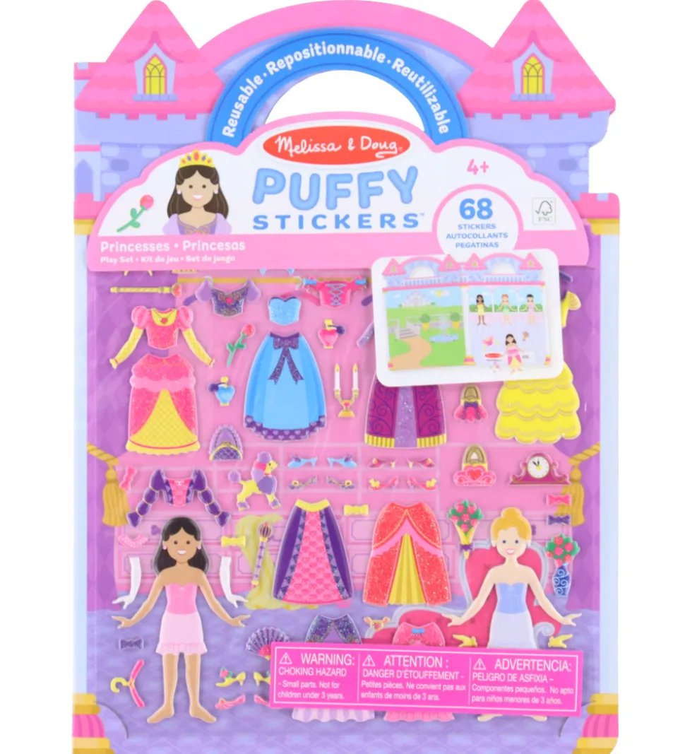 Melissa & Doug Klistermærker - Princess