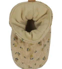 Melton Fløjlssko - Floral - Apple Cinnamon