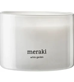 Meraki Duftlys - 340g - White Garden
