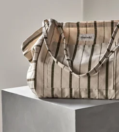 Meraki Shopper - Råhvid/Armygrøn