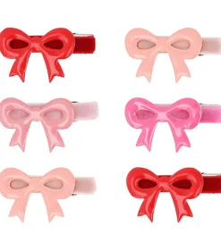 Meri Meri Hårspænder - 6-pak - Emalje - Sløjfer - 4 cm - Clips