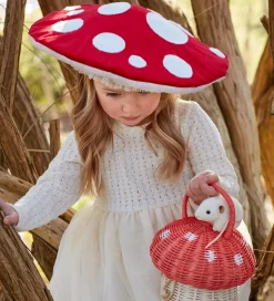 Meri Meri Kurv - 20x18 cm - Mushroom basket