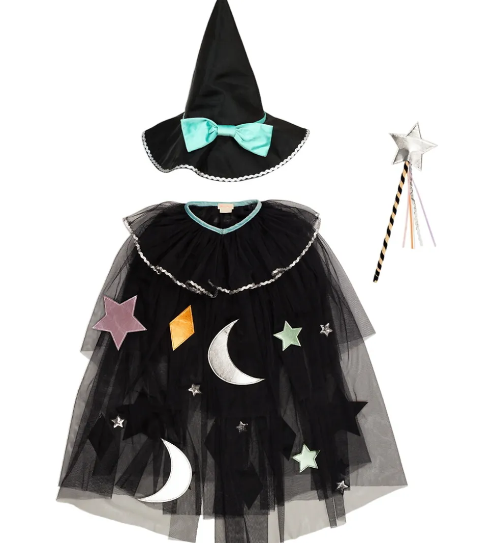 Meri Meri Udklædning - Tulle Appliqué - Sort