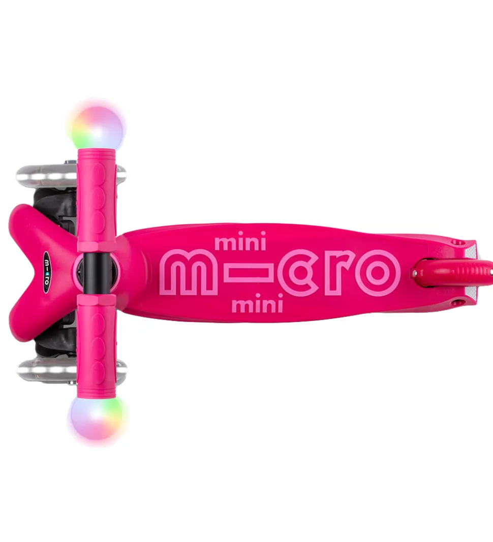 Micro Løbehjul - Mini2grow Deluxe Magic LED - Pink