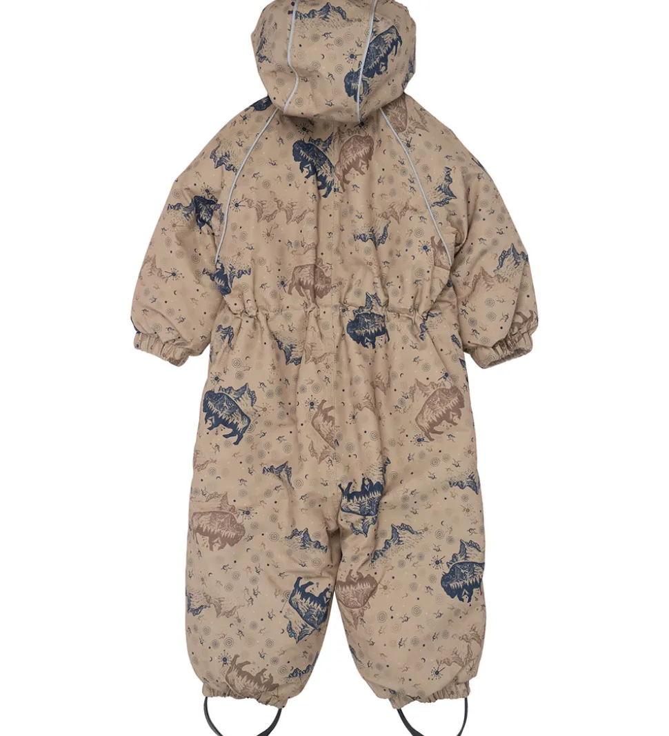 Mikk-Line Flyverdragt - Forest - Coriander m. Print