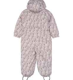 Mikk-Line Flyverdragter - Floral - Cloud Gray m. Print