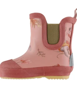 Mikk-Line Gummistøvler m. For - Korte - Burlwood m. Print