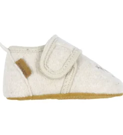 Mikk-Line Hjemmesko - Prewalker Uld - Off White