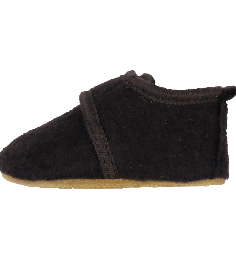 Mikk-Line Hjemmesko - Prewalker Uld - Raisin