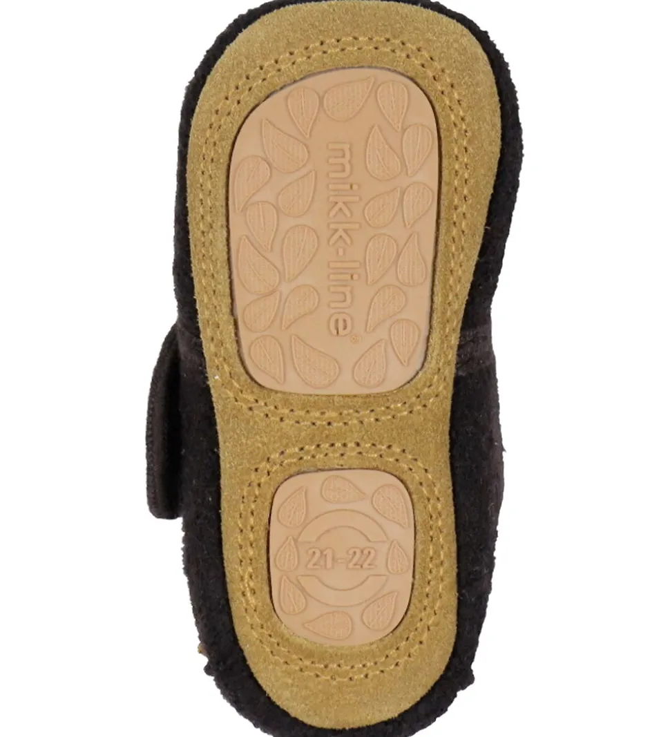 Mikk-Line Hjemmesko - Prewalker Uld - Raisin