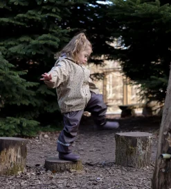 Mikk-Line Regntøj m. Seler/Fleece - PU - Cornstalk