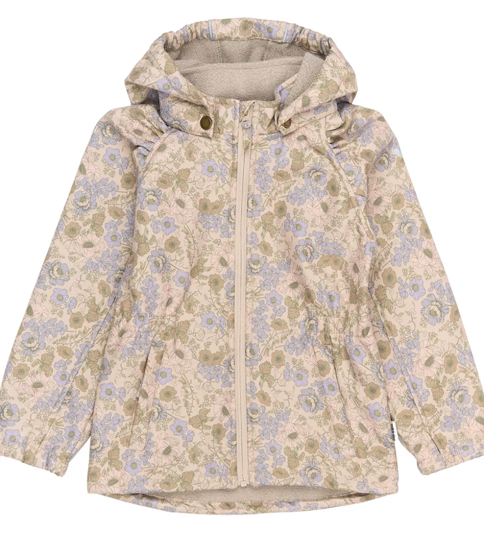 Mikk-Line Softshelljakke m. Fleece - Recycled - Doeskin m. Bloms