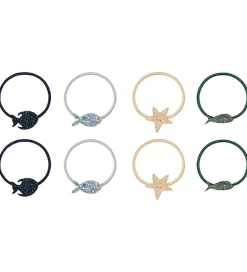 Mimi & Lula Hårelastikker - 8-pak - Little Fish Under the Sea