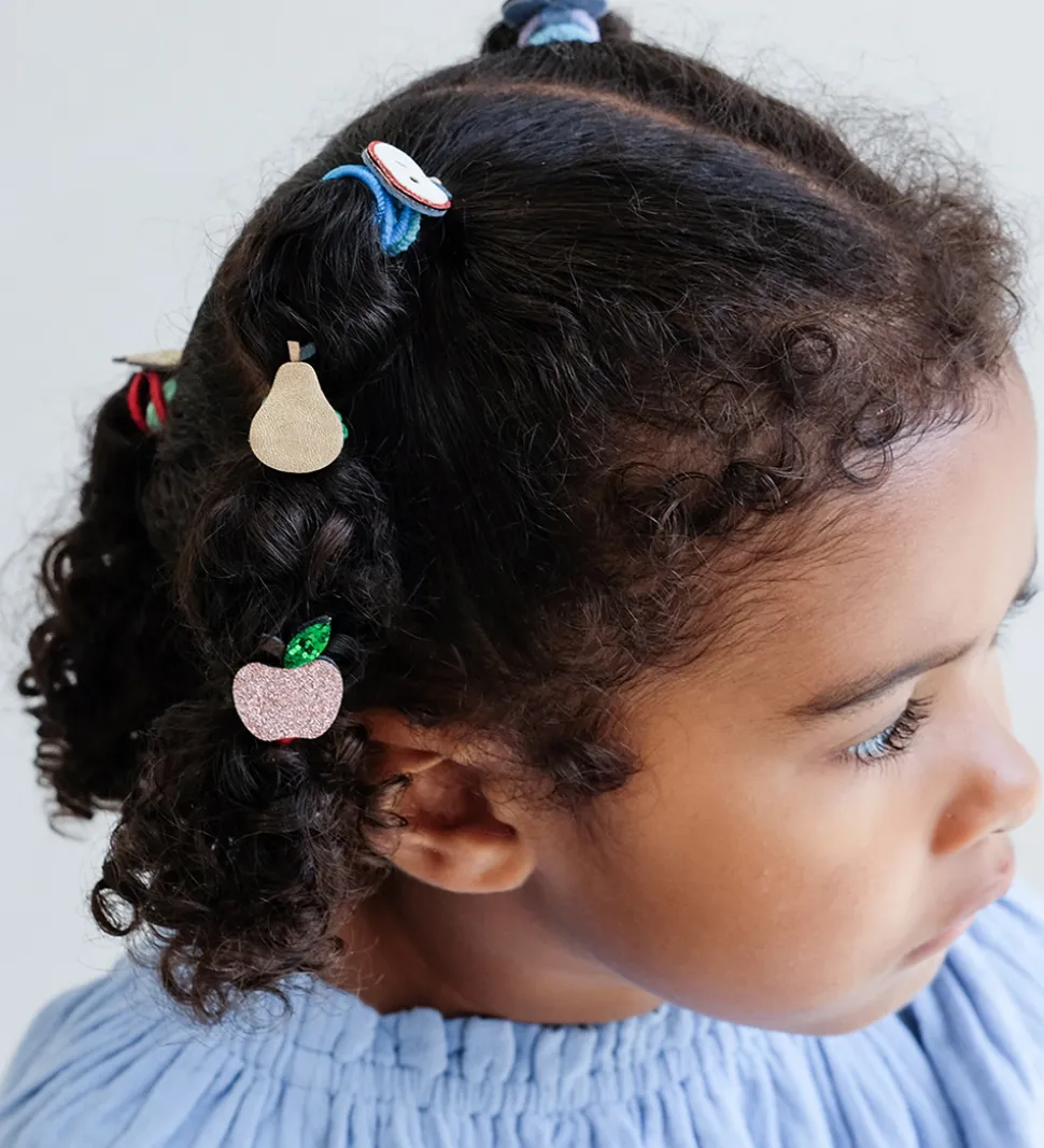 Mimi & Lula Hårelastikker - 8-pak - Mini Fruity Mushroom Village