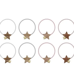 Mimi & Lula Hårelastikker - 8-pak - Starry Shimmer