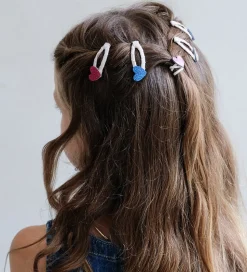 Mimi & Lula Hårspænder - 5-pak - 4 cm - Mini Jazzy Heart Dancing