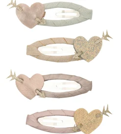 Mimi & Lula Hårspænder - 4-pak - 5 cm - Cupid Heart