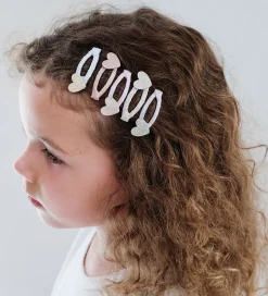 Mimi & Lula Hårspænder - 5-pak - 4 cm - Mini Heart Shimmer Encha