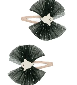 Mimi & Lula Hårspænder - 2-pak - 5 cm - Ghost Tulle Halloween