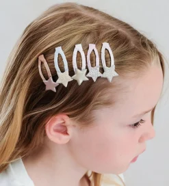 Mimi & Lula Hårspænder - 5-pak - 4 cm - Mini Stellina Shimmer En