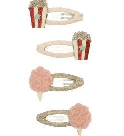 Mimi & Lula Hårspænder - 4-pak - 5 cm - Popcorn Circus