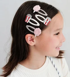 Mimi & Lula Hårspænder - 4-pak - 5 cm - Popcorn Circus