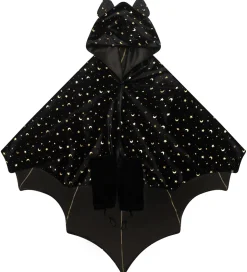 Mimi & Lula Kappe m. Hætte - Black Bat Halloween