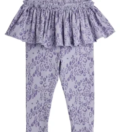 Mini Rodini Leggings - Leopard - AOP - Purple