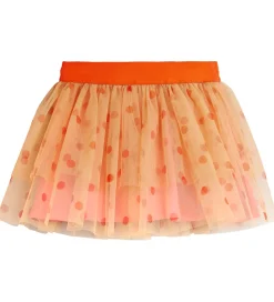 Mini Rodini Nederdel - Tyl - Pink m. Prikker