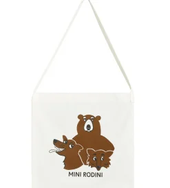 Mini Rodini Shopper - Camp Rodini - Offwhite m. Vilde dyr