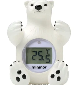 Mininor Badetermometer - Isbjørn - Hvid