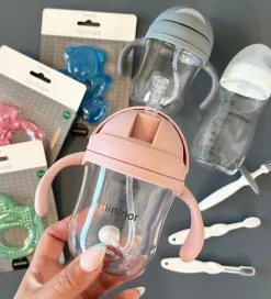 Mininor Tandbørstesæt - 3 Dele - Hvid/Grå