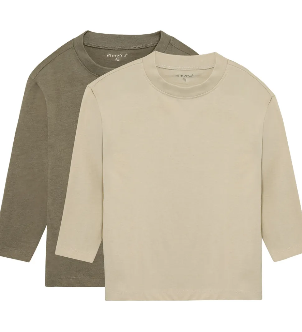 Minymo Bluser - 2-pak - Loose Fit - Vetiver