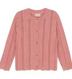Minymo Cardigan - Strik - Rosette m. Hulmønster
