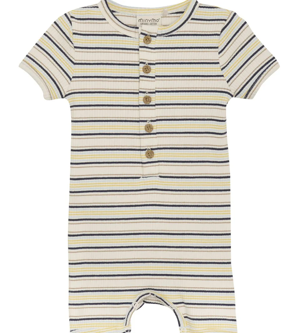 Minymo Sommerdragt - Rib - Pristine