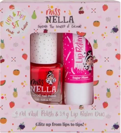 Miss Nella Læbepomade og Neglelak - Duo nr. 2