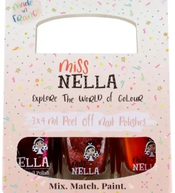 Miss Nella Neglelak - 3-pak - Røde Farver