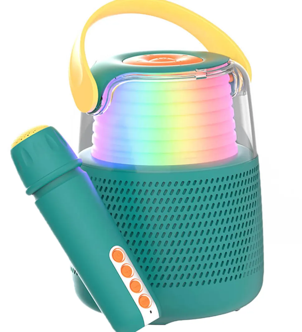 Mobility on Board Højtaler m. Mikrofon - Karaoke - Blå