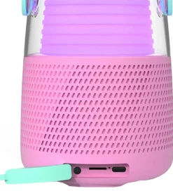 Mobility on Board Højtaler m. Mikrofon - Karaoke - Rose