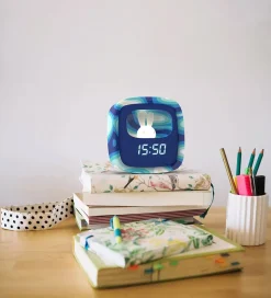 Mobility on Board Vækkeur m. Lys - Billy Clock - Blue Wave