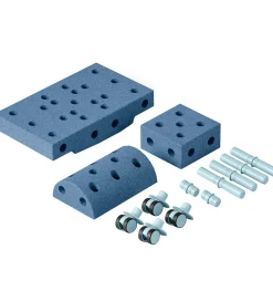 MODU Curiosity Sæt - 14 Dele - 50x30x20 cm - Deep Blue/Sky Blue