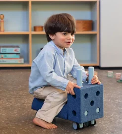 MODU Gåvogn - Tiny Ride - 10 Dele - 40x20x36 cm - Deep Blue/Sky