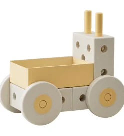 MODU Gåvogn 3-i-1 - 48x27x44 cm - Sand Grey/Honey Yellow