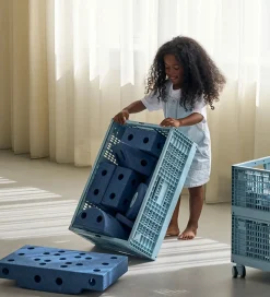 MODU Hjul til Foldekasse - 4 stk - Sky Blue