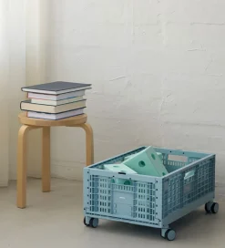 MODU Hjul til Foldekasse - 4 stk - Sky Blue