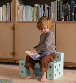 MODU Klods Firkant - 20x20x10 cm - Ocean Mint