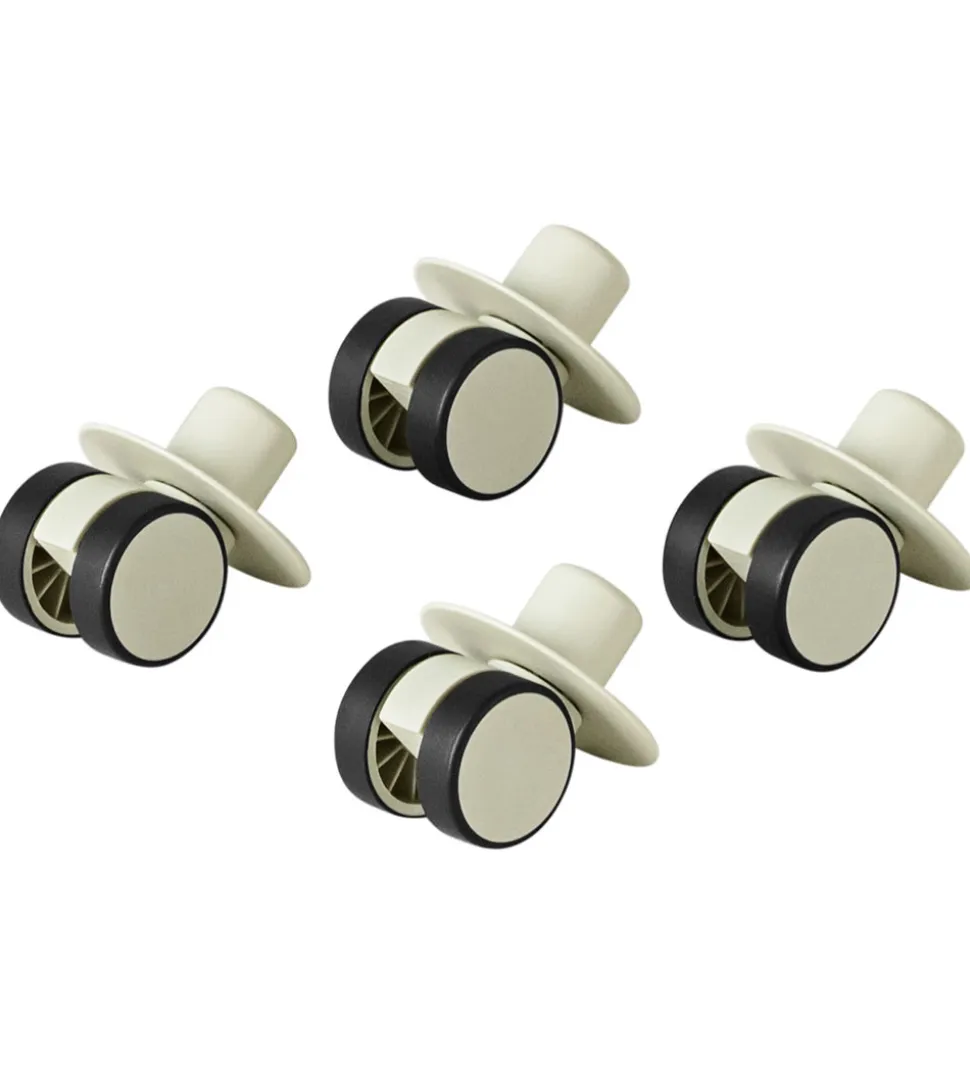 MODU 4x Swirly Wheels - 4-pak - Dusty Green