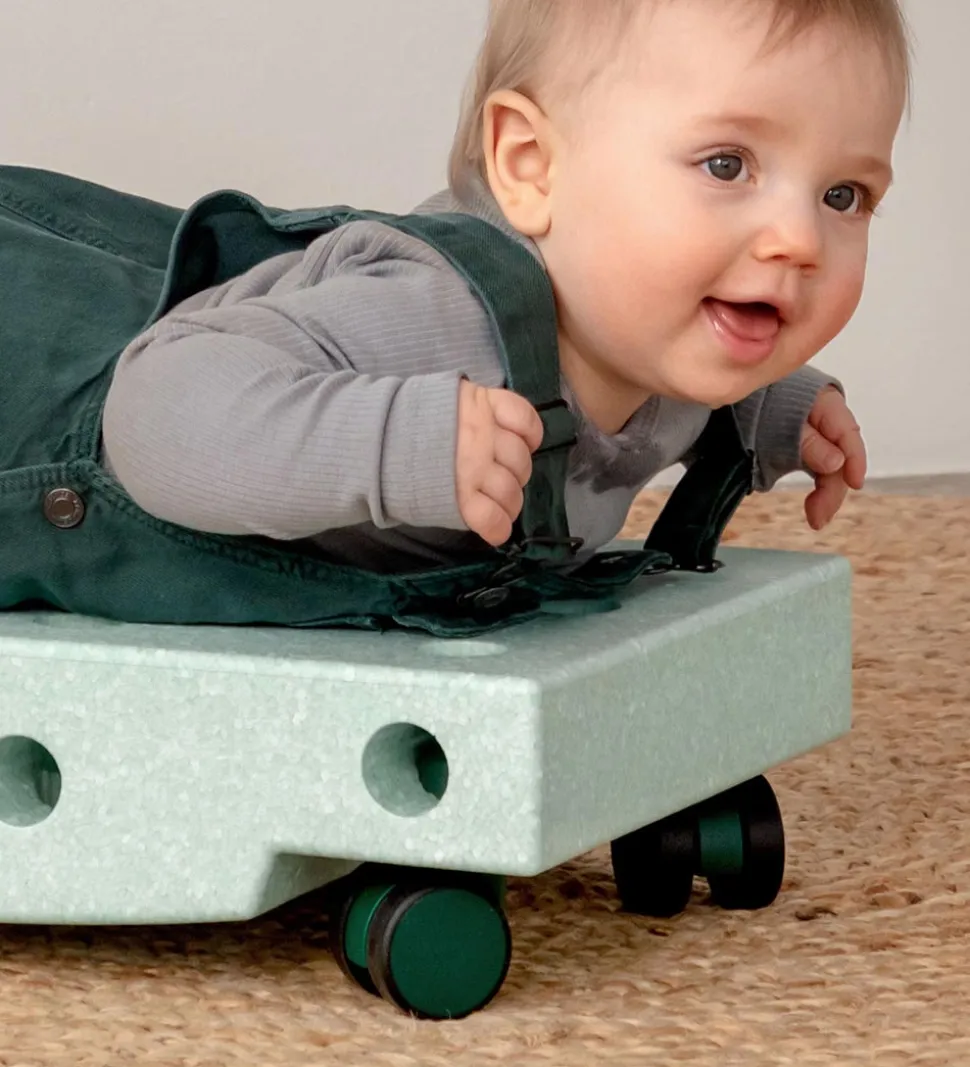 MODU 4x Swirly Wheels - 4-pak - Dusty Green