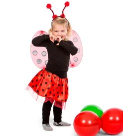 Molly & Rose Udklædning - Vinger/Hårbøjle - Mariehøne